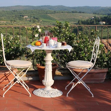 Le Terrazze Del Chianti B&B Residenza D'Epoca E Di Charme San Donato in Poggio Kültér fotó