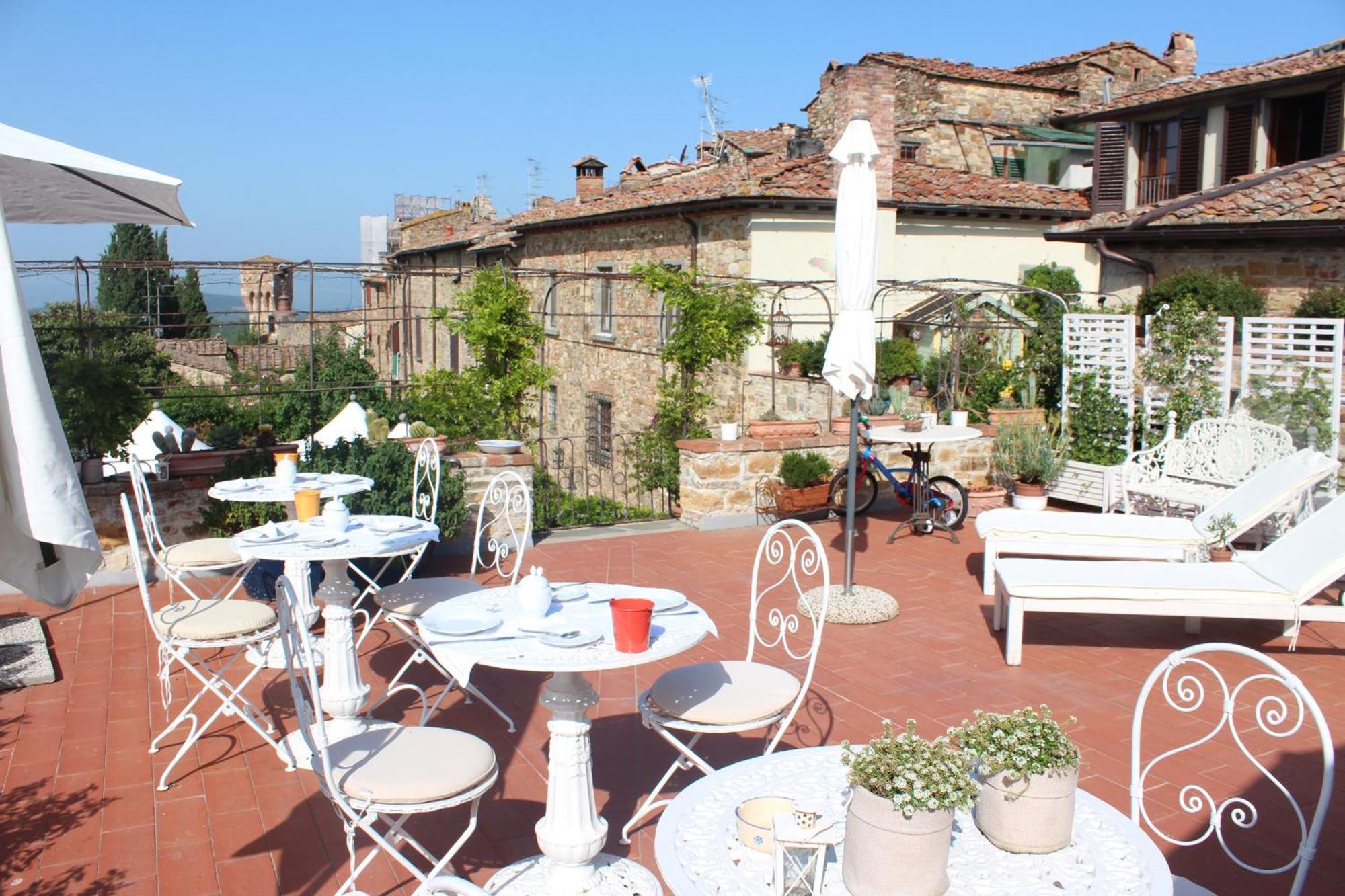 Le Terrazze Del Chianti B&B Residenza D'Epoca E Di Charme San Donato in Poggio Kültér fotó