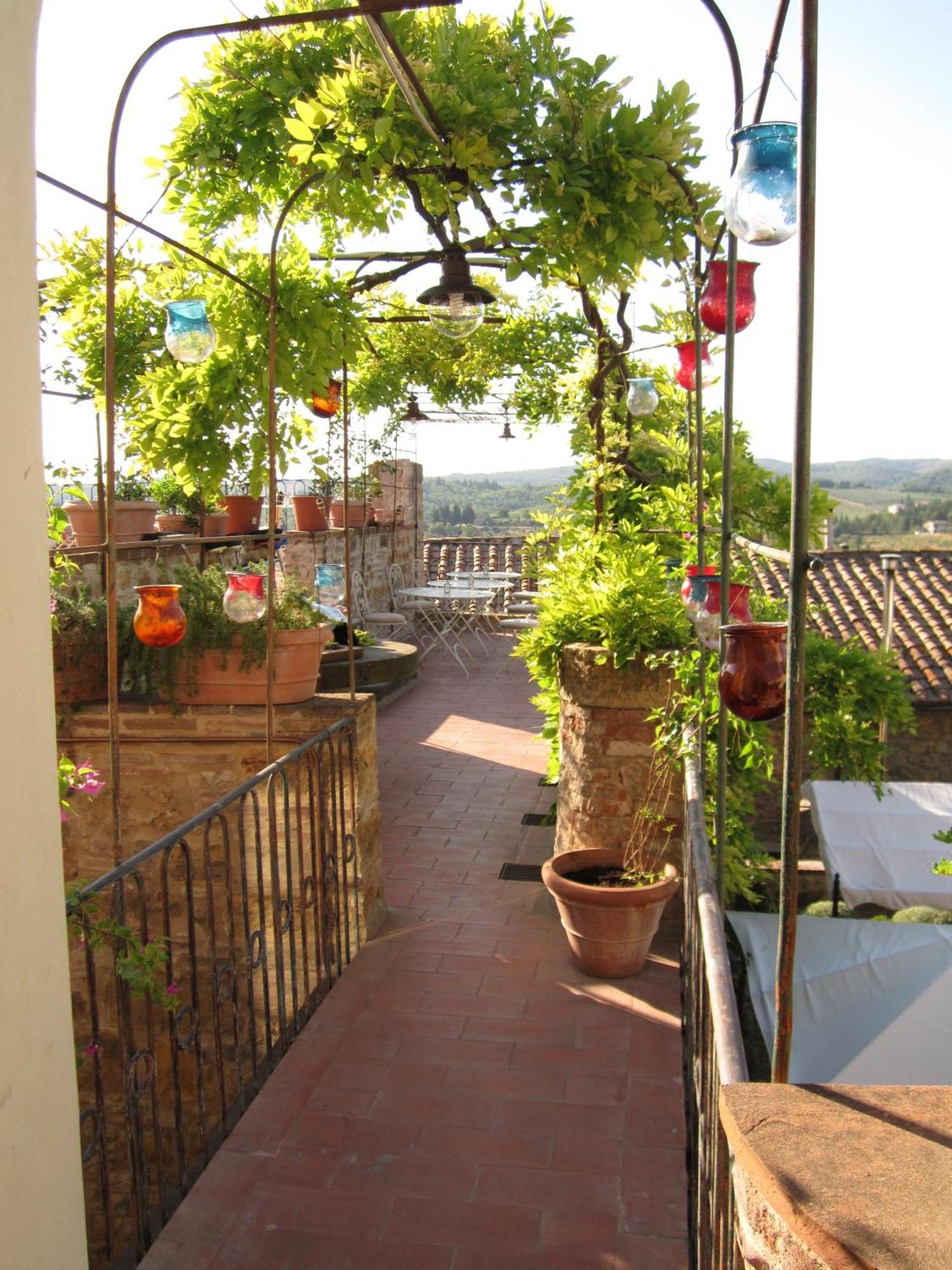 Le Terrazze Del Chianti B&B Residenza D'Epoca E Di Charme San Donato in Poggio Kültér fotó