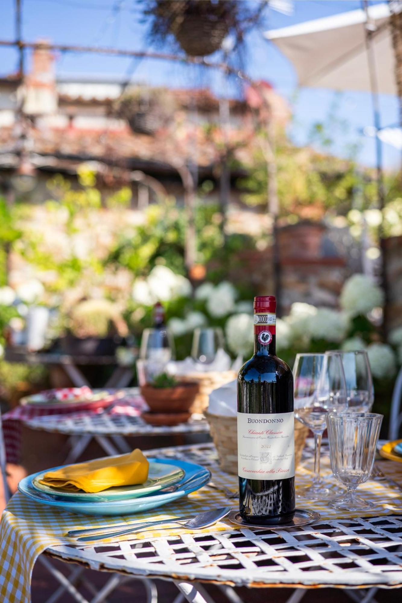 Le Terrazze Del Chianti B&B Residenza D'Epoca E Di Charme San Donato in Poggio Kültér fotó